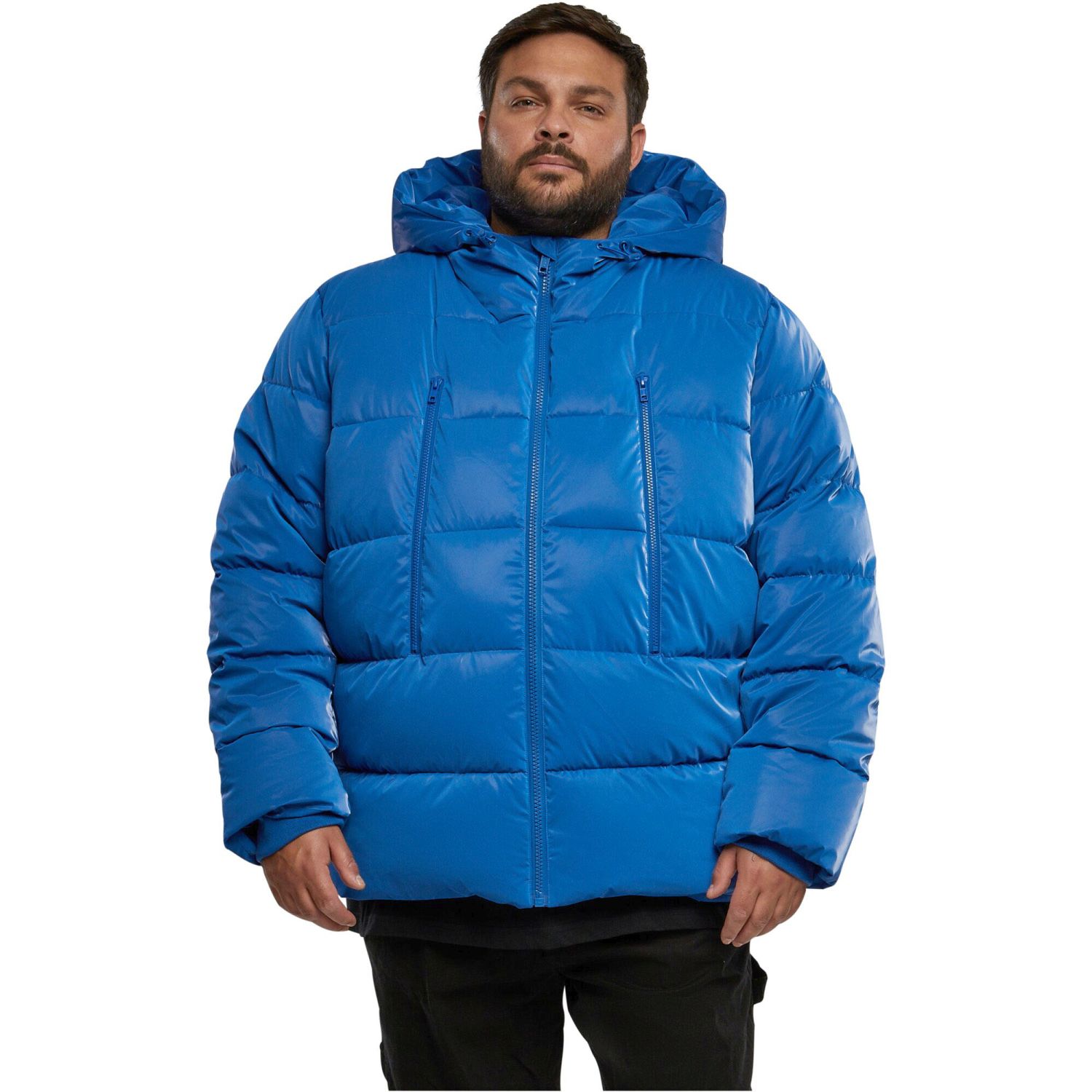Urban Classics - Shark Skin Puffer Winter Jacket royal