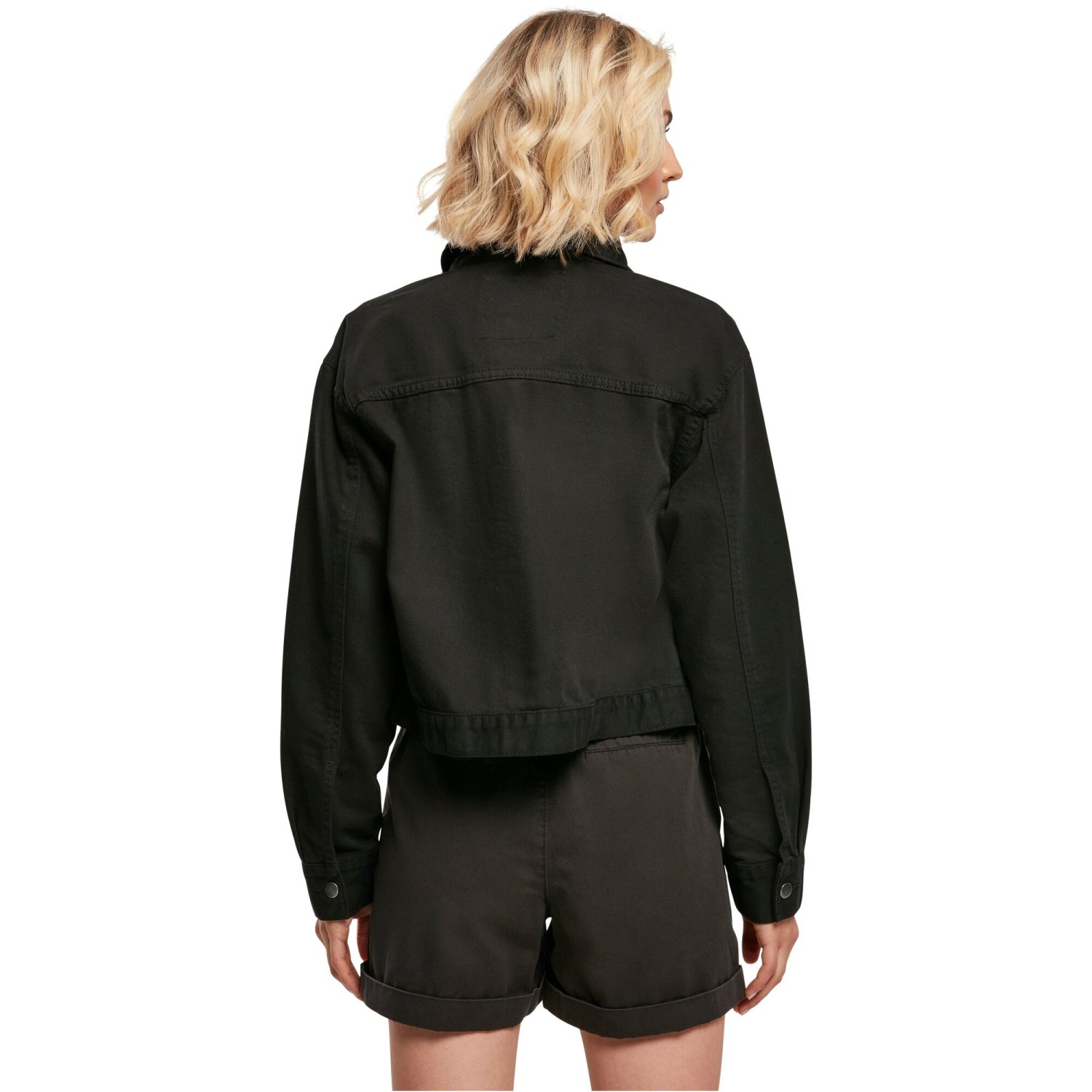Urban Classics Ladies - Short Boxy Worker Denim Veste