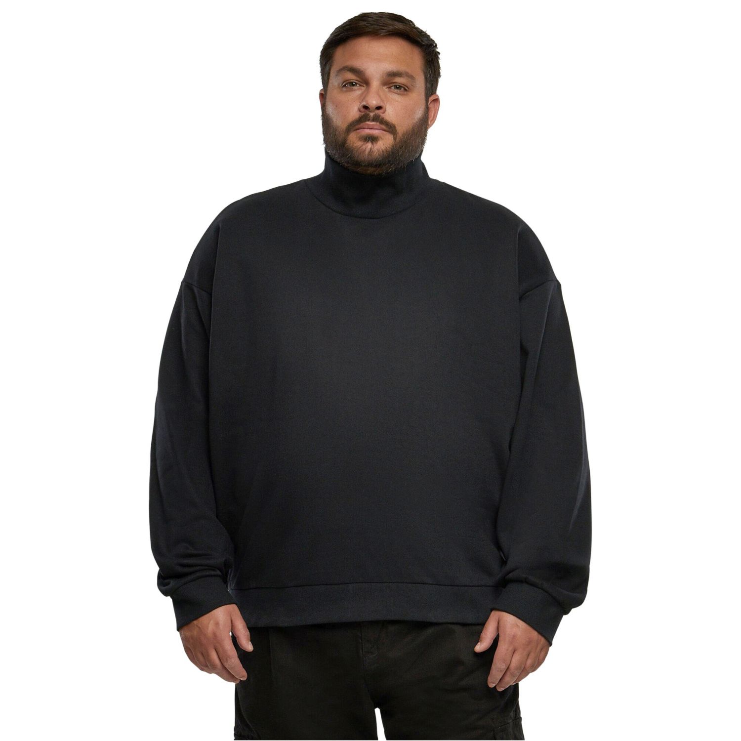 Urban Classics - High Rib Neck Sweater black