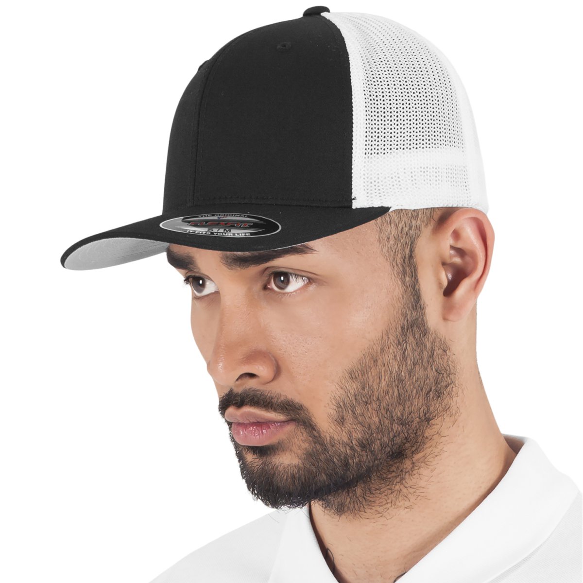 Flexfit Mesh Trucker Stretchable 2-Tone Sports Cap