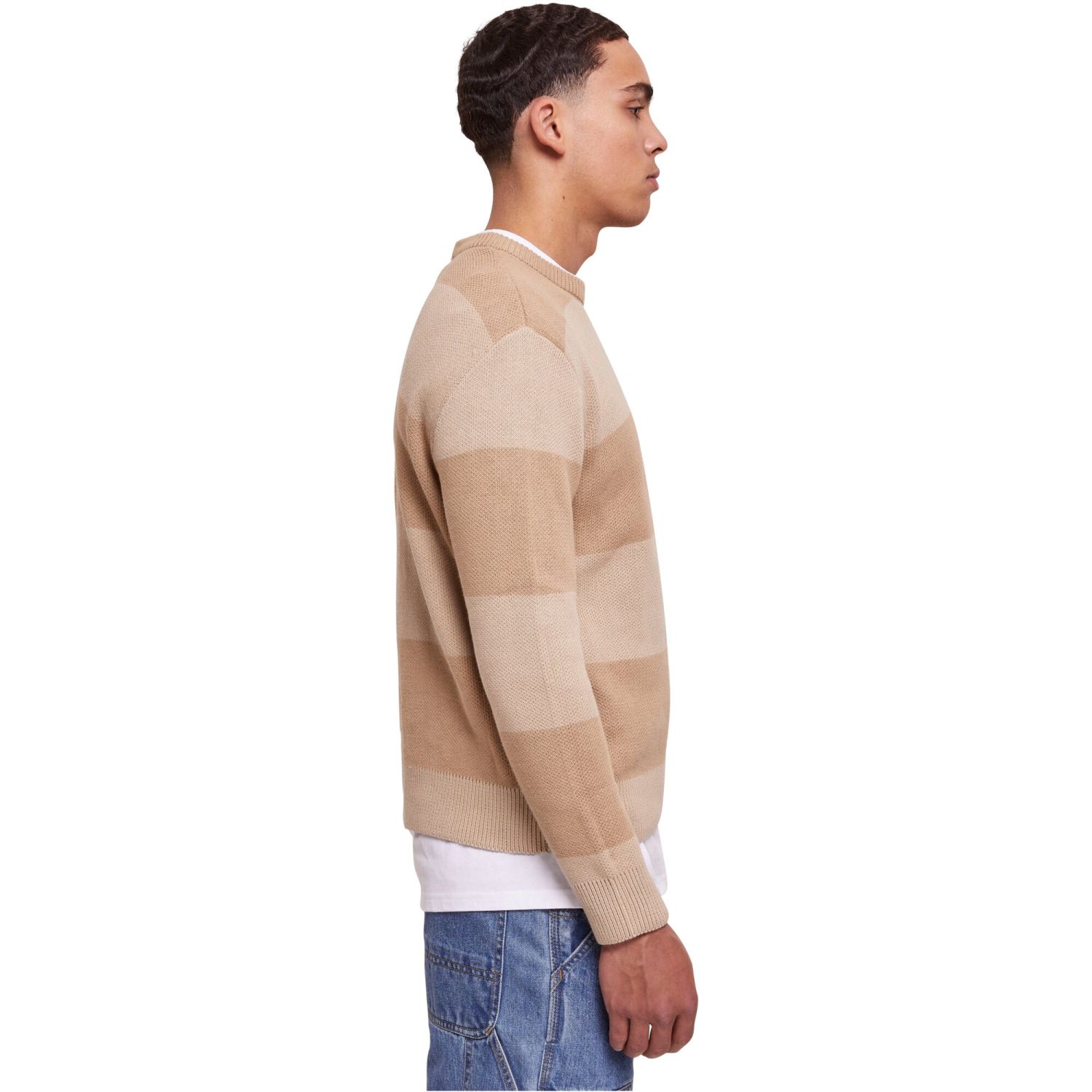 Urban Classics - Heavy Oversized Striped Sweatshirt