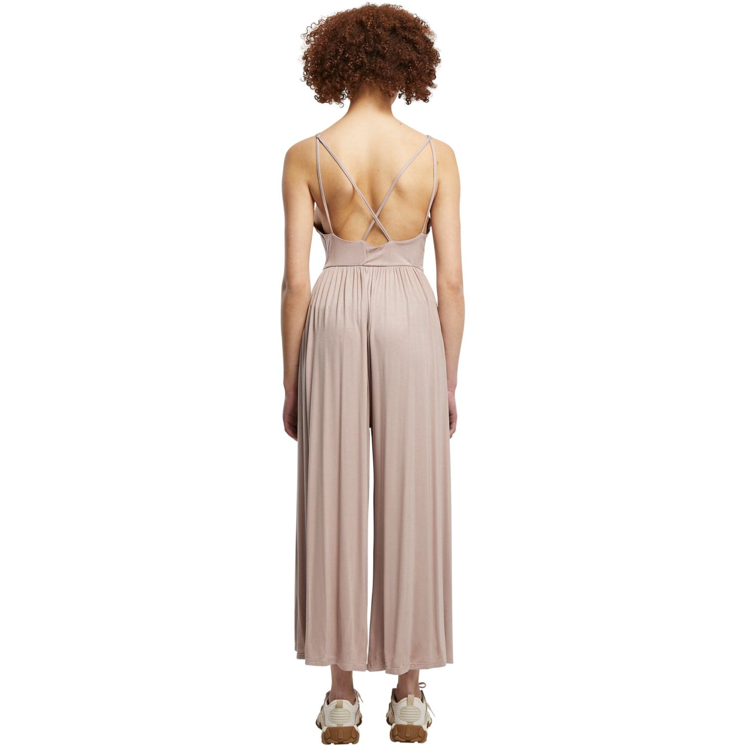 Urban Classics Ladies - MODAL Spaghetti Jumpsuit rose