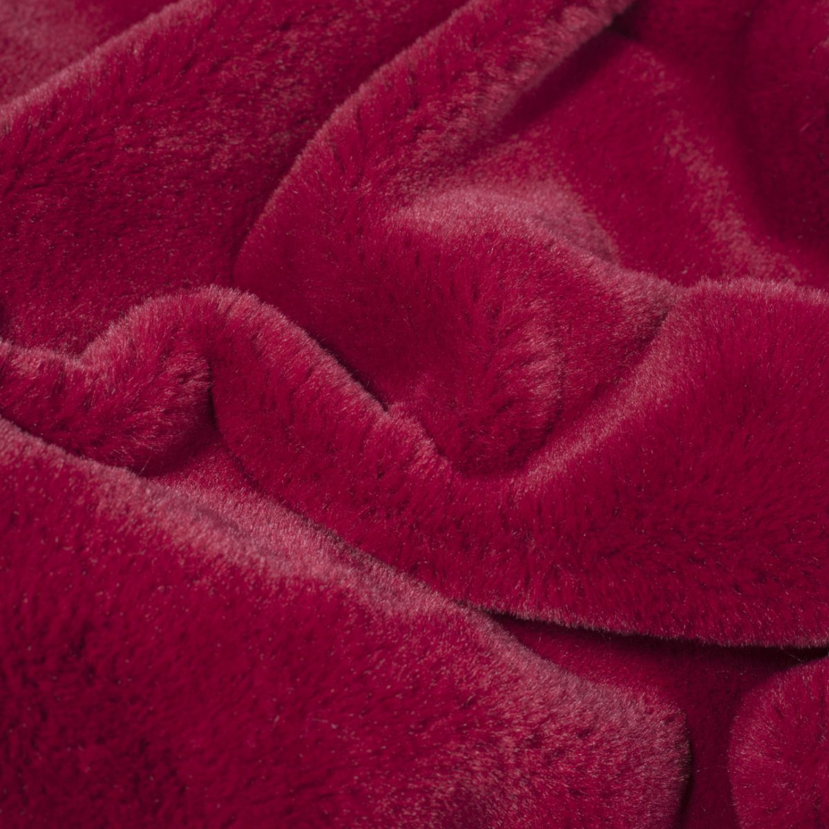 Urban Classics Ladies - Oversize Teddy Hoody burgundy