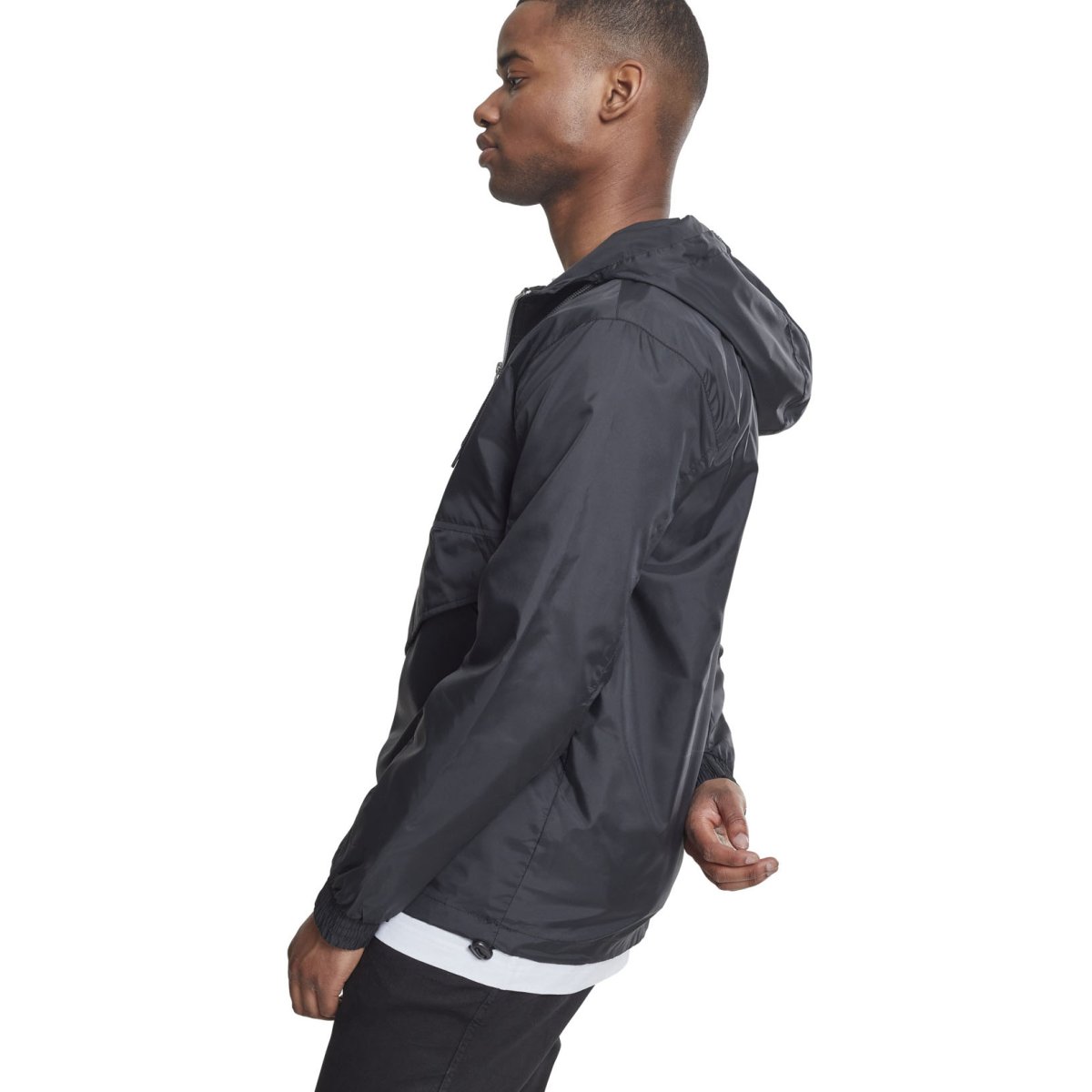 Urban Classics - PULL OVER Windbreaker black