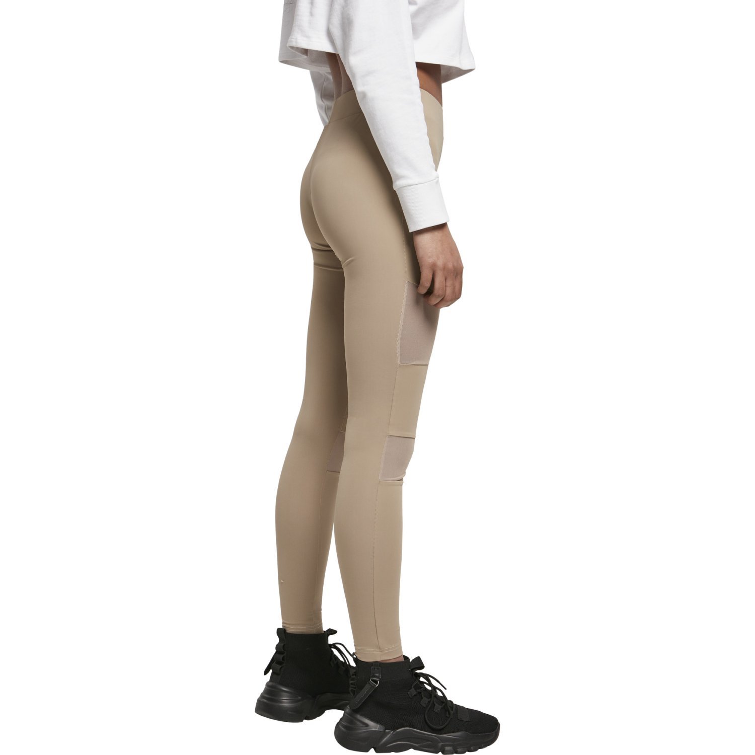 Urban Classics Ladies - TECH MESH Leggings taupe
