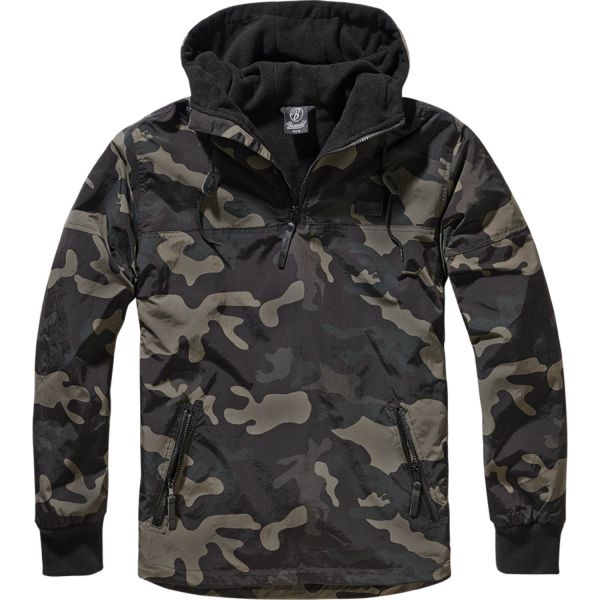 Brandit LUKE Pull-Over Outdoor Army Coupe-vent noir