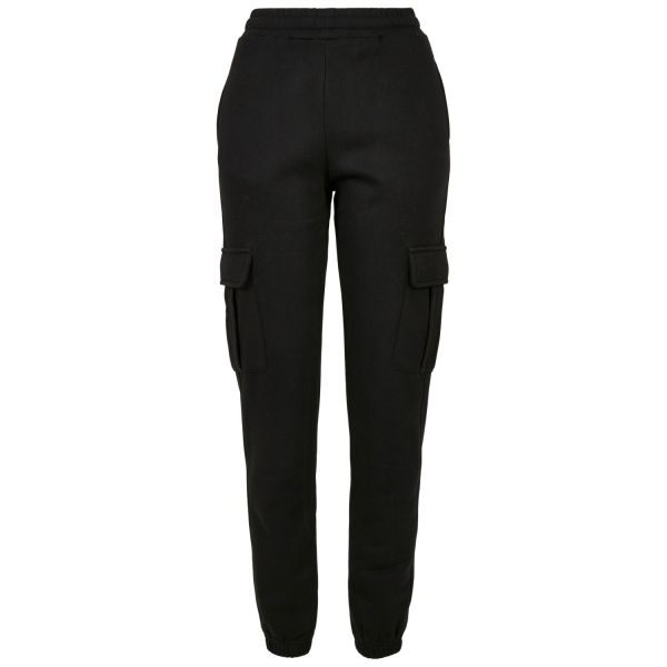 Urban Classics Ladies - High Waist Cargo Sweatpants lilac