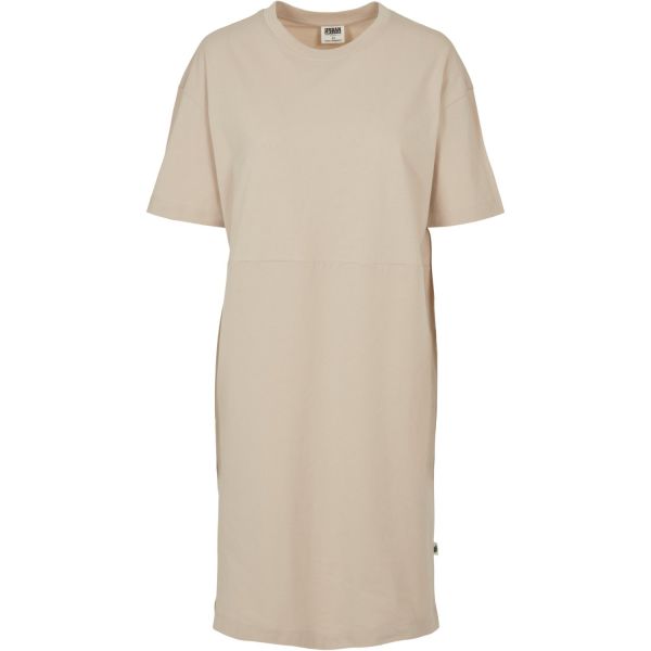 Urban Classics Ladies - Organic Oversized SPLIT Dress white