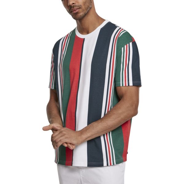 Urban Classics - Heavy Oversized Big AOP Stripe Shirt