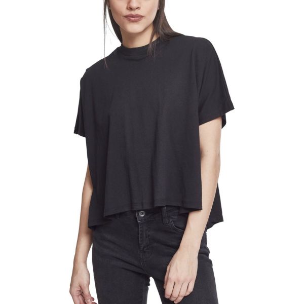 Urban Classics Ladies - OVERLAP Top HiLo Shirt