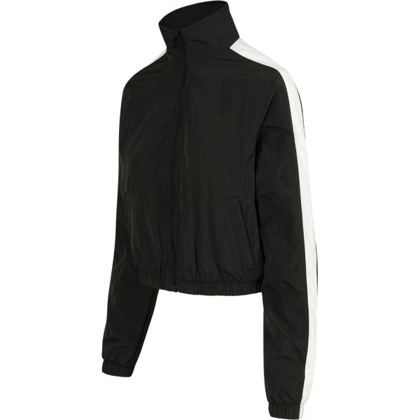 Urban Classics Ladies - CRINKLE Short Track Jacket blanc