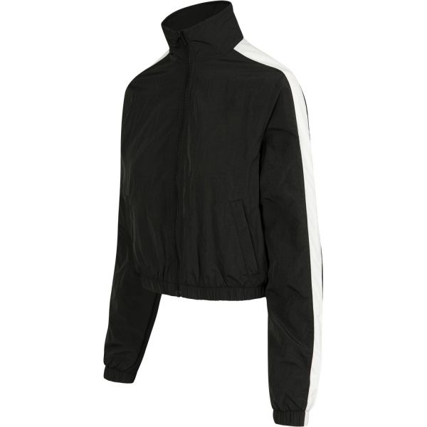 Urban Classics Ladies - CRINKLE Short Track Jacket black