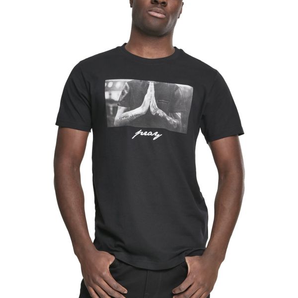 Mister Tee Shirt - PRAY Tee noir