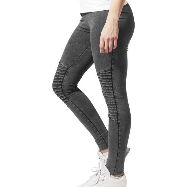 Urban Classics Ladies - DENIM JERSEY Leggings indigo