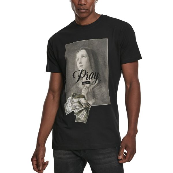 Mister Tee Shirt - PRAY DOLLAR noir