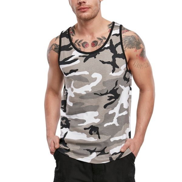 Brandit - ARMY Tank Top swedish camo