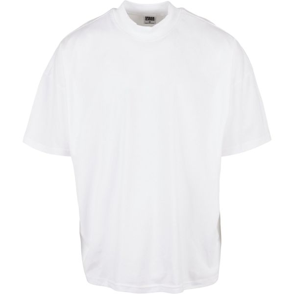 Urban Classics - Oversized Mock Neck Shirt blanc