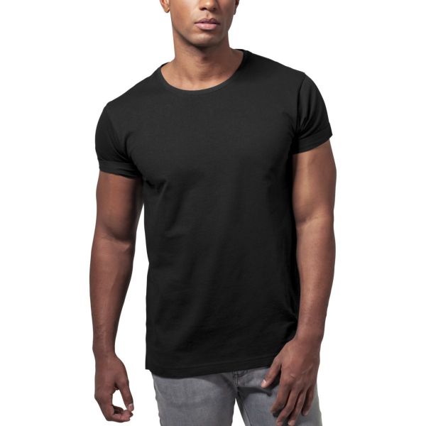 Urban Classics - TURNUP Shirt schwarz