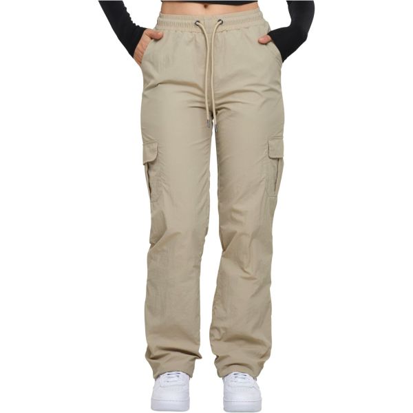 Urban Classics Ladies - Nylon Cargo Pantalon