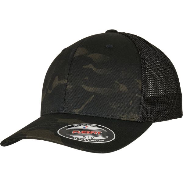 Flexfit Mesh Trucker Extensible Casquette - Multicam camo