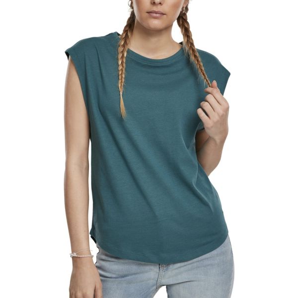 Urban Classics Ladies - Basic Shaped Top Shirt blanc