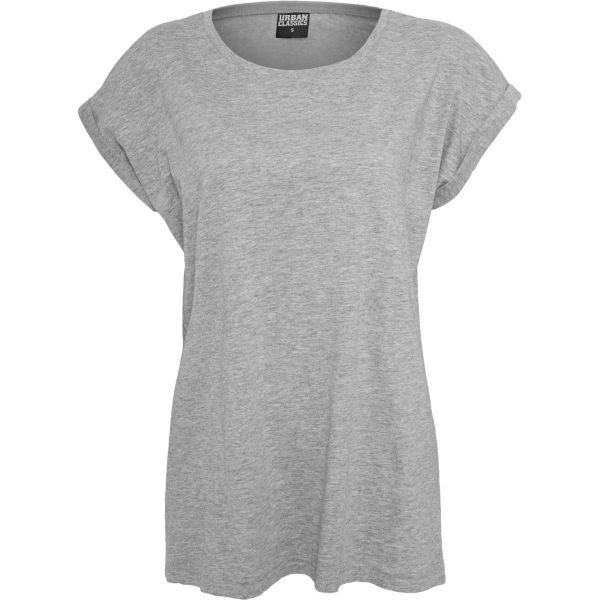 Urban Classics Femme - EXTENDED SHOULDER Shirt gris
