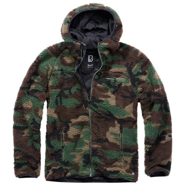 Brandit - Teddyfleece Worker Jacket wood camo