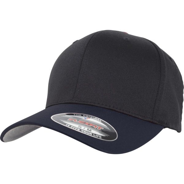 Flexfit WOOLY COMBED Extensible Casquette - noir / rouge