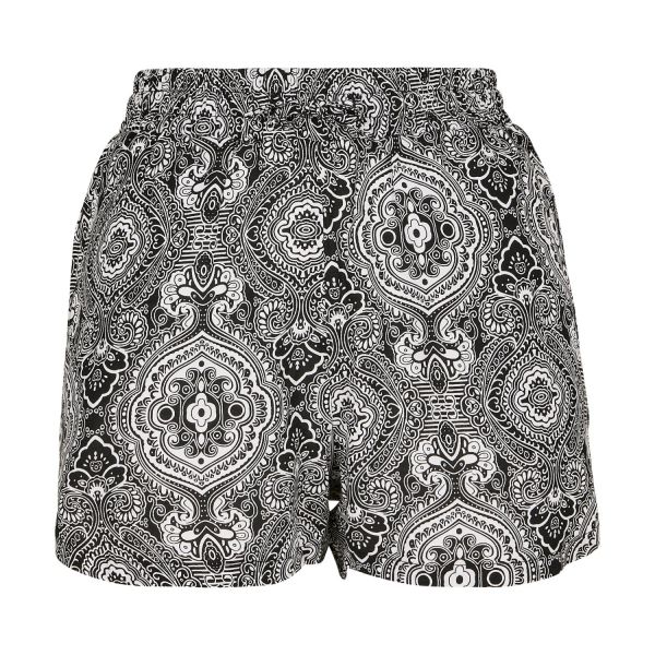 Urban Classics Ladies - RESORT Pattern Sommer Shorts