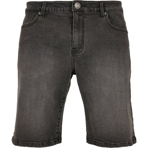 Urban Classics - Relaxed Fit Denim Jeans Shorts black washed