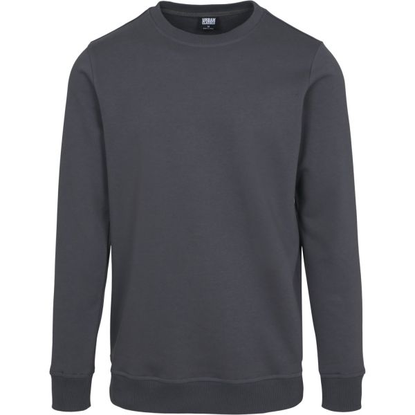 Urban Classics - BASIC TERRY Crewneck Pullover dark shadow