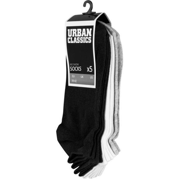 Urban Classics - NO SHOW short socks 5-pack mixed