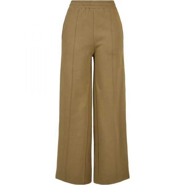 Urban Classics Ladies - Straight Pin Tuck Sweatpants