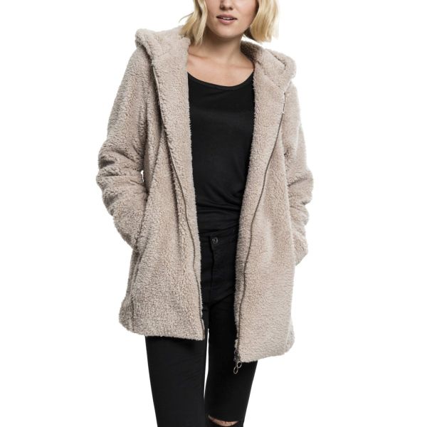 Urban Classics Ladies - SHERPA Long Winter Jacket black