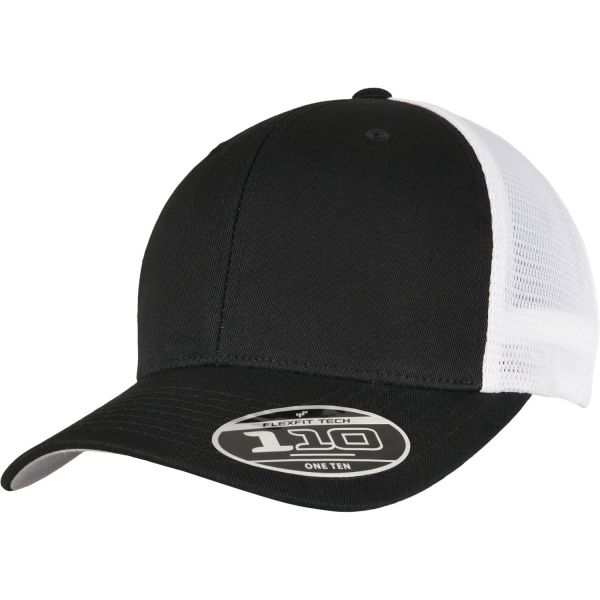 Flexfit 110 Trucker Mesh Snapback Cap - royal / blanc