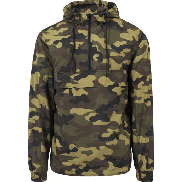 Urban Classics - PULL OVER Windbreaker dark camo