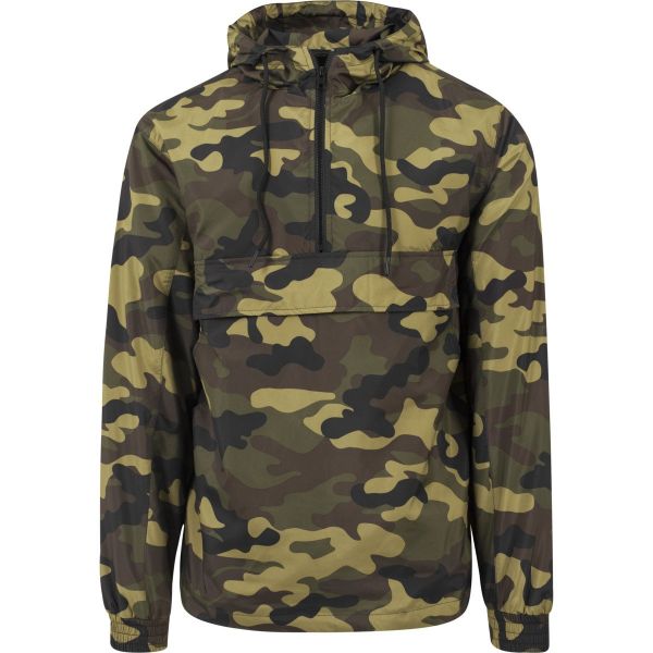 Urban Classics - PULL OVER Windbreaker wood camo