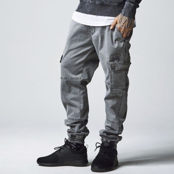 Urban Classics - Washed Cargo Twill Freizeit Hose