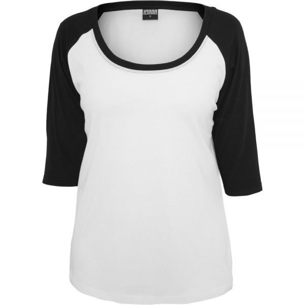 Urban Classics Femme - 3/4 RAGLAN Manches Longues olive