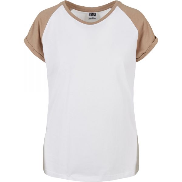Urban Classics Ladies - RAGLAN Contrast Top Long Shirt