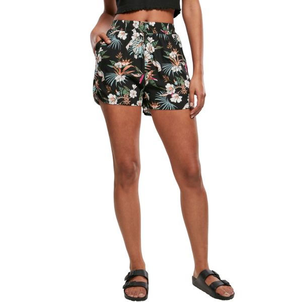 Urban Classics Ladies - RESORT Shorts flower