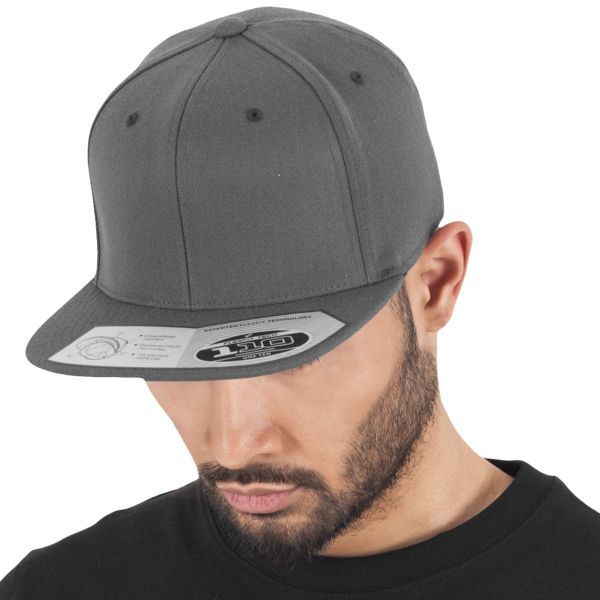 Flexfit 110 Fitted Snapback Casquette - noir