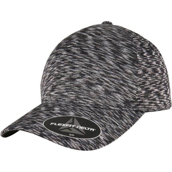 Flexfit DELTA Stretch-Fit Cap - UNIPANEL Melange black