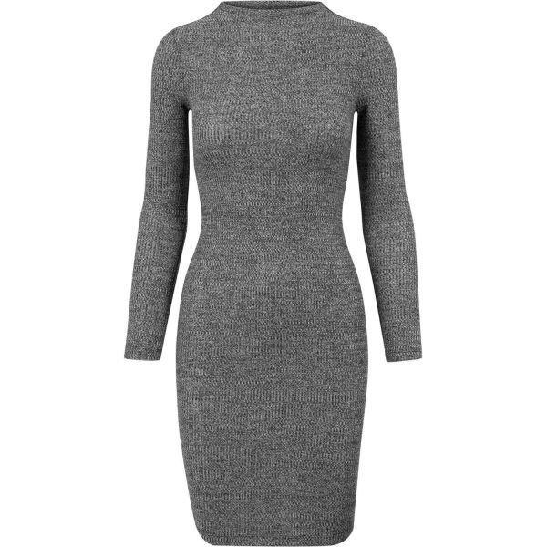 Urban Classics Ladies - RIB JERSEY Strick Kleid Dress