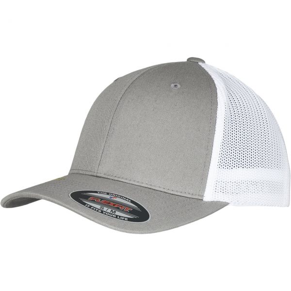 Flexfit Recycled Mesh Trucker Stretch Cap - olive