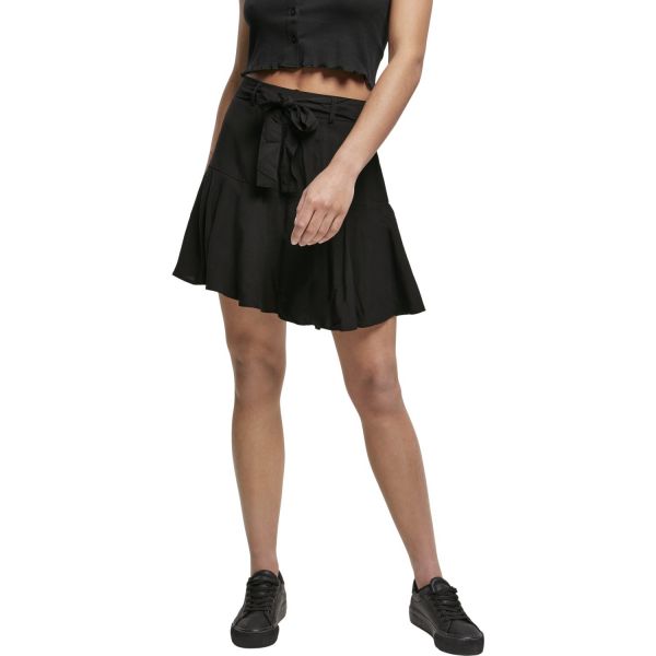 Urban Classics Ladies - Viscose Mini Skirt black