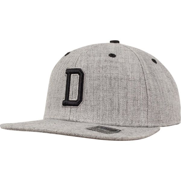 Urban Classics A-Z LETTRE Snapback Cap - heather gris