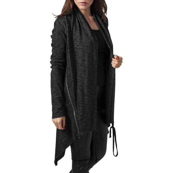 Urban Classics Ladies - SLUB TERRY Long Cardigan Jacke