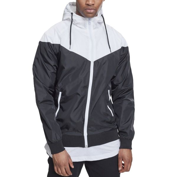 Urban Classics - ARRANG Coupe-Vent noir / blanc - XL