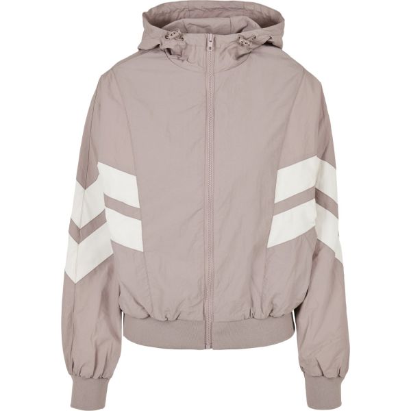 Urban Classics Ladies - CRINKLE Batwing Track Jacket rose